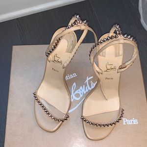 Authentic Christian Louboutin so me spikes